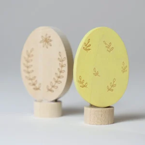 FIGURITAS HUEVOS DE DE PASCUA DE MADERA