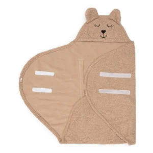 Manta envolvente Bear Boucle - Biscuit Jollein