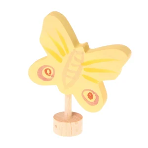 FIGURITA DECORATIVA MARIPOSA AMARILLA