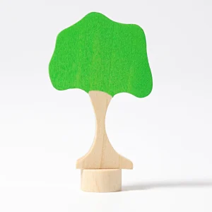 FIGURITA DE MADERA ÁRBOL VERDE