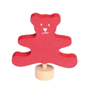 FIGURITA DE MADERA OSITO DE PELUCHE