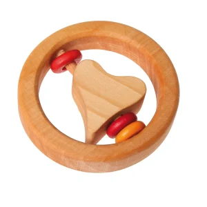 SONAJERO DE MADERA CORAZÓN