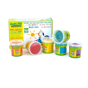 PASTA DE MODELAR NATURAL 6 COLORES Ökonorm