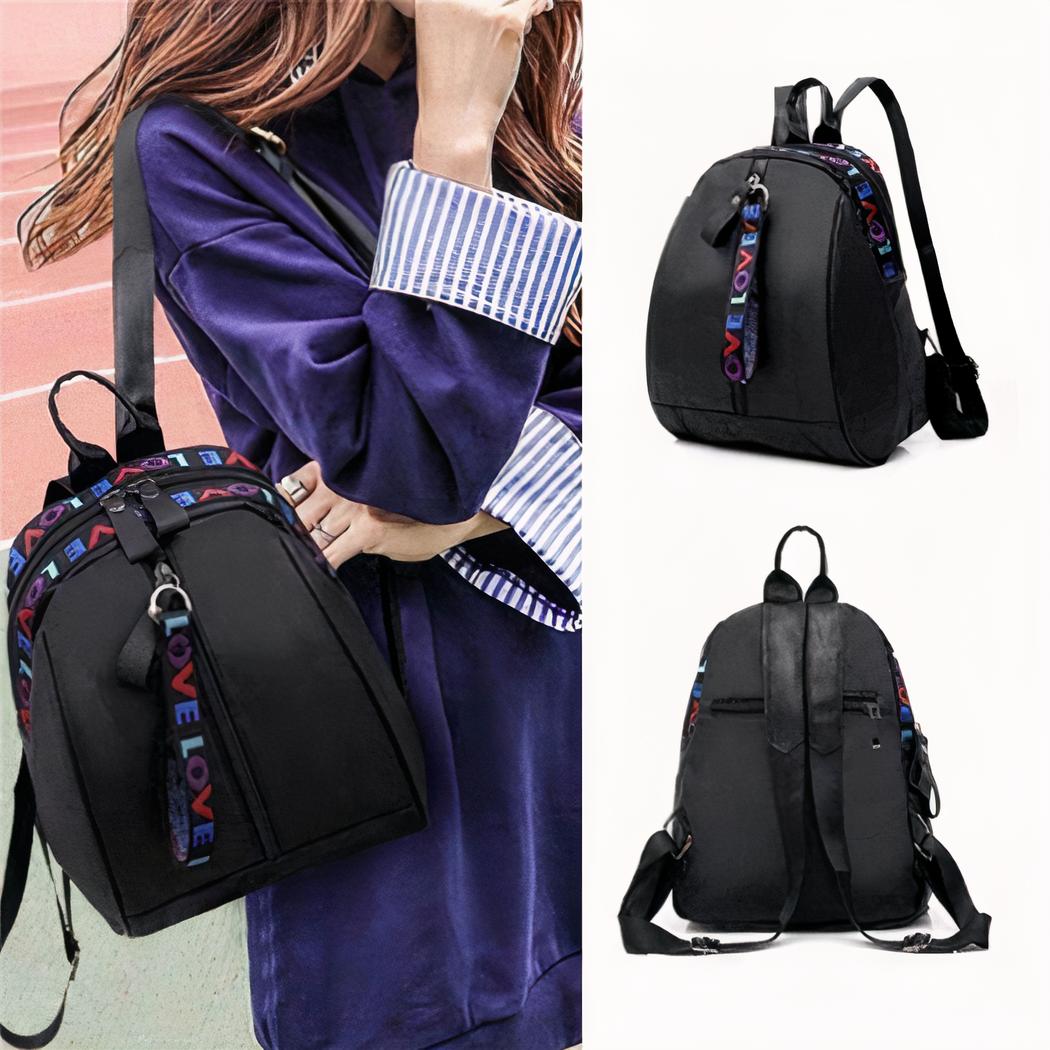 Mini mochila negra de estilo coreano para mujer - Imagen 6