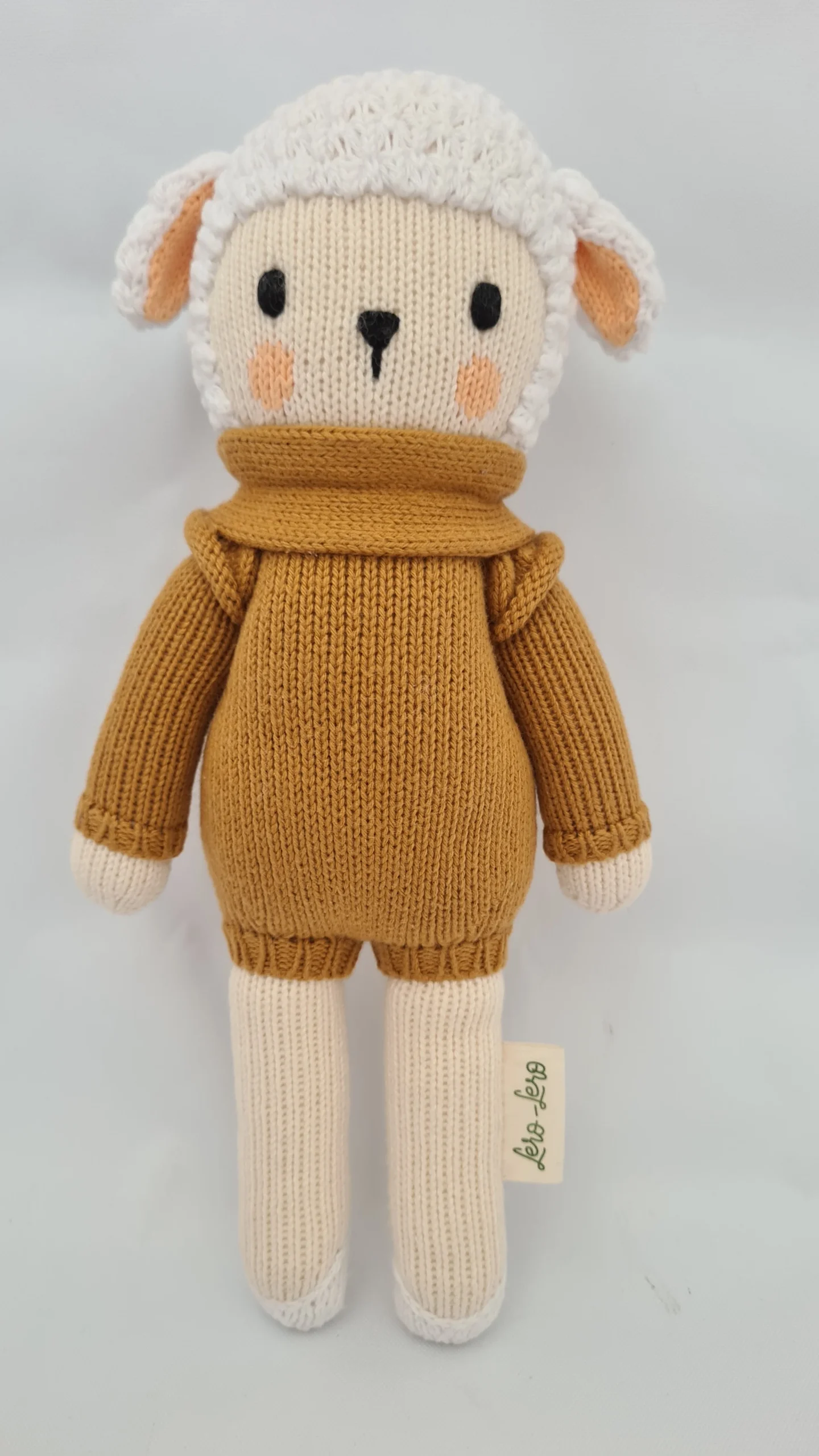 Muñeco Nino Caramelo Oveja - Hecho a mano by Lero Lero - Imagen 3