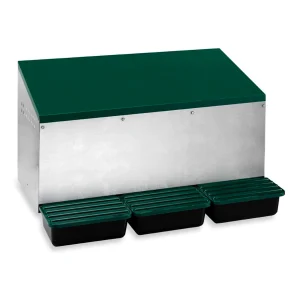 Ponedero Eco De 3 Huecos Inverso - Recoge Los Huevos Desde El Exterior.