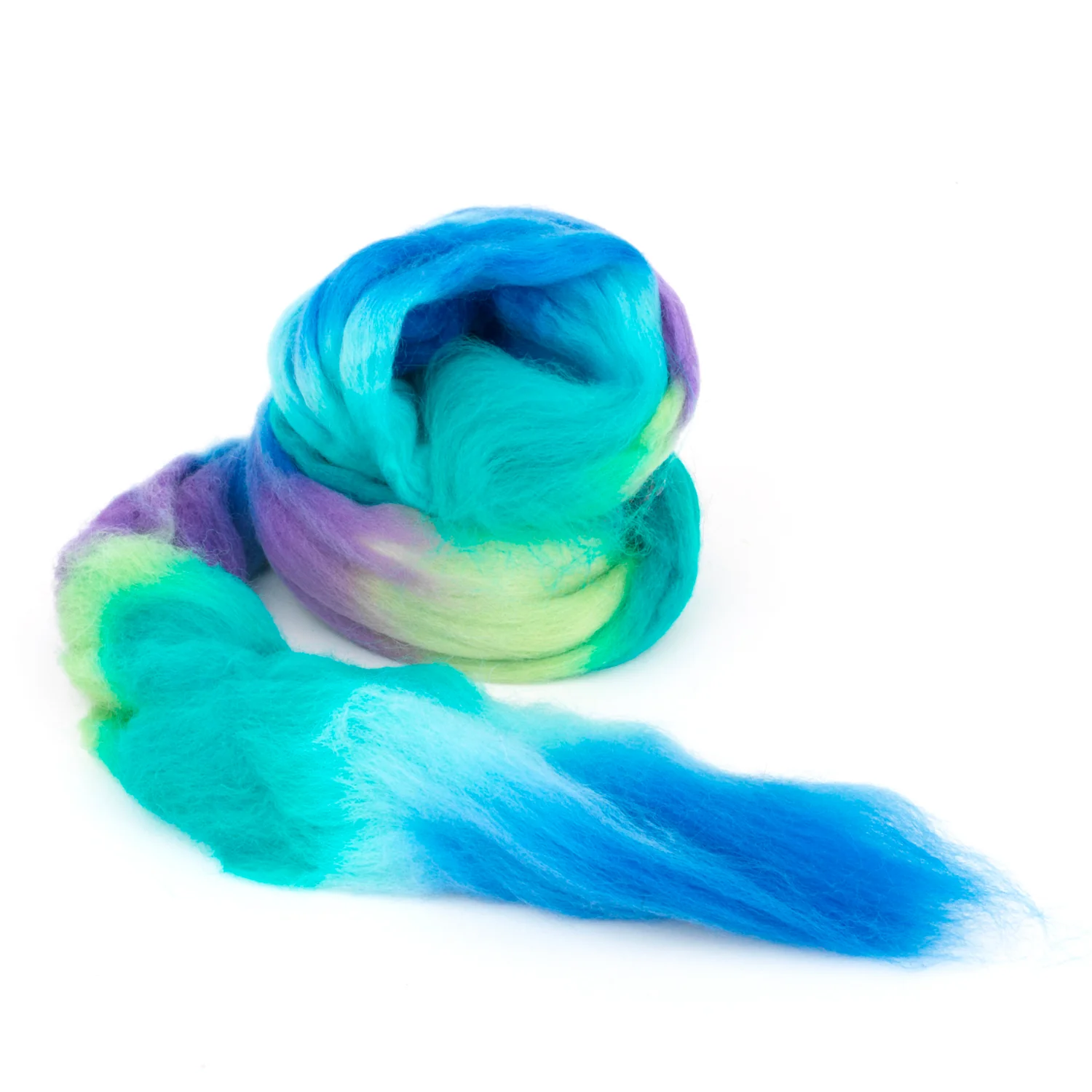 LANA CARDADA PEINADA BANDAS MULTICOLOR - Imagen 2