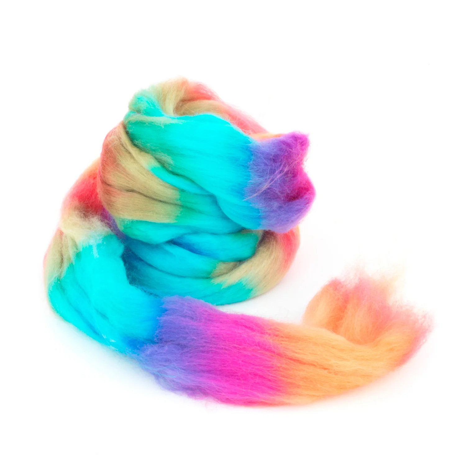 LANA CARDADA PEINADA BANDAS MULTICOLOR - Imagen 3