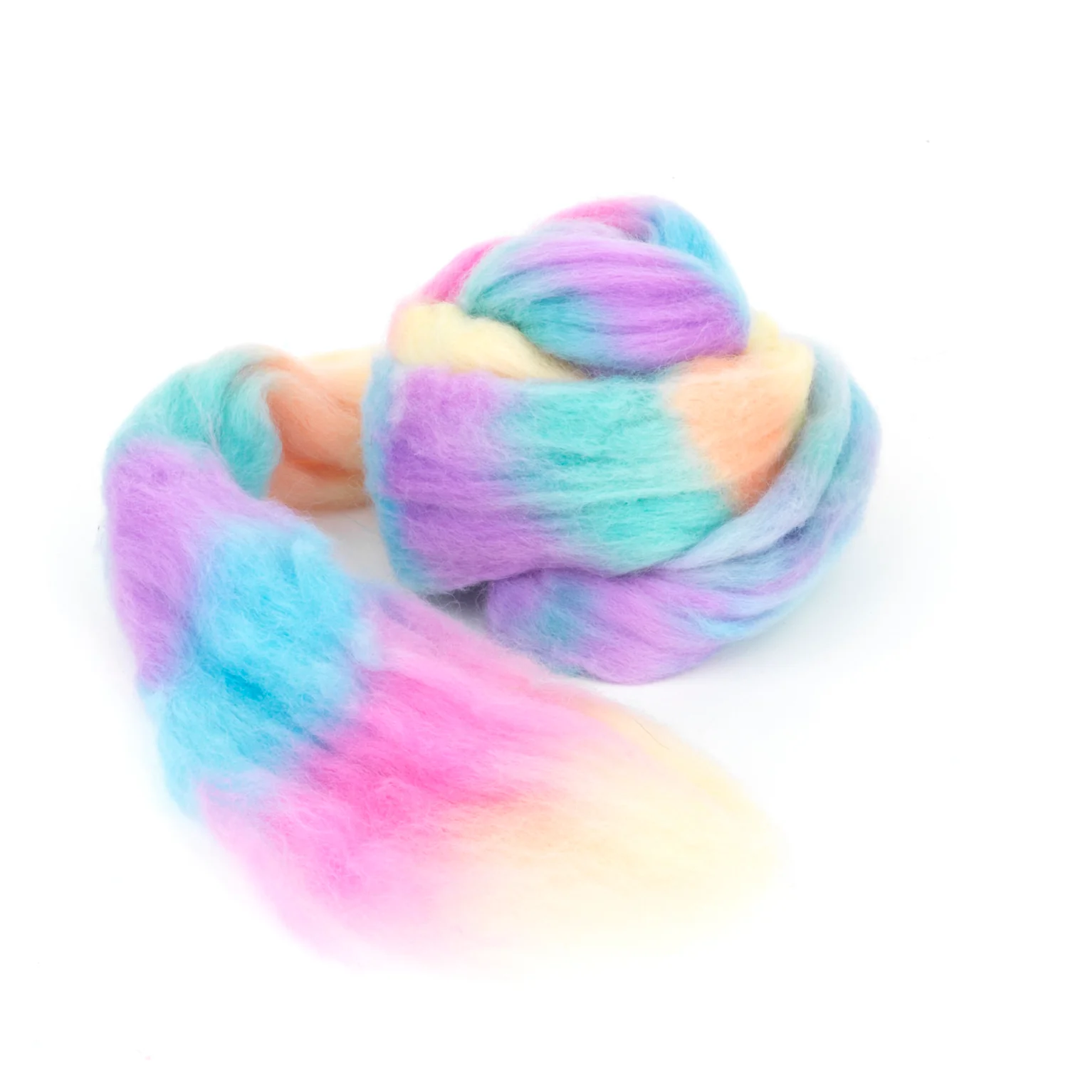 LANA CARDADA PEINADA BANDAS MULTICOLOR - Imagen 4