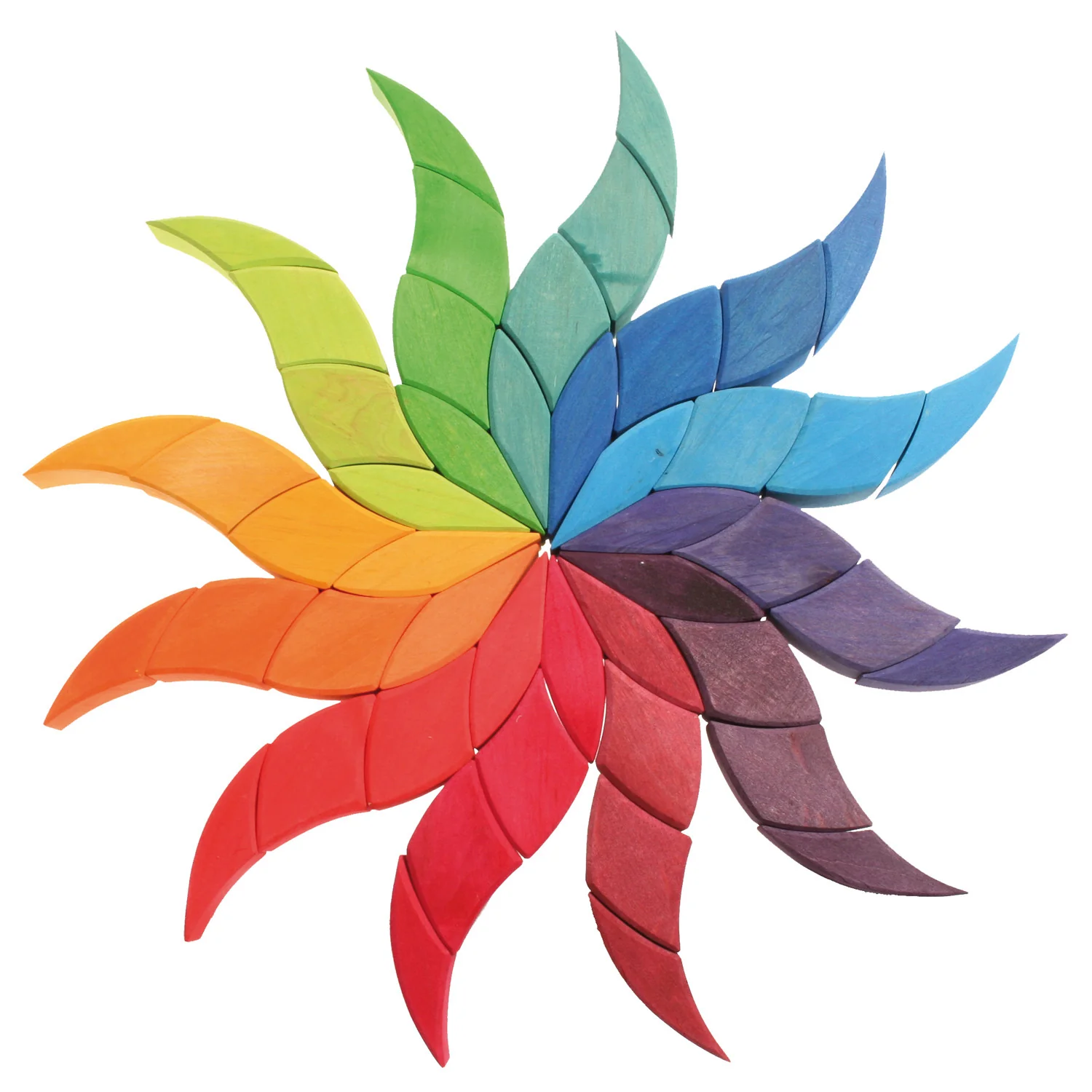 PUZZLE DE MADERA GRAN ESPIRAL DE COLORES - Imagen 6