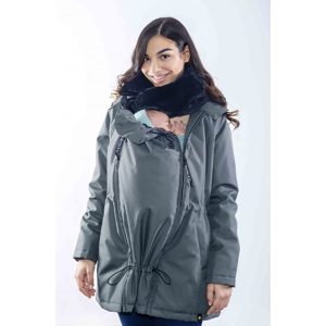 Abrigo de Porteo y Embarazo Wallaby 2.0 Gris