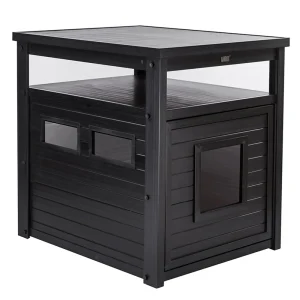 Arenero Para Gatos Yakarta - Estético Y Decorativo - 4 Colores Disponibles - Fabricado En Ecotex (marrón)