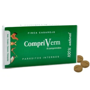 CompriVerm – Complemento nutricional en comprimidos para aves de corral (anátidas, gallinas, faisanes) – 8 comprimidos
