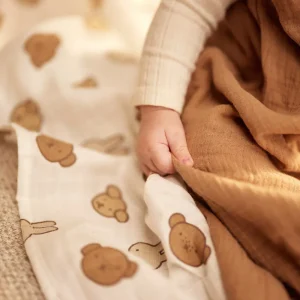 Set de 2 Mantas de muselina 115x115cm Miffy and Friends Jollein