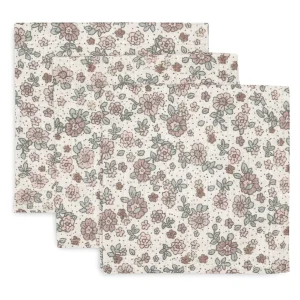 Babitas de muselina Retro Flowers - Pack x 3 Jollein