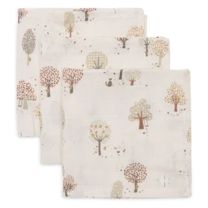 Babitas de muselina 31x31cm - Tiny Park - Pack x 3 Jollein