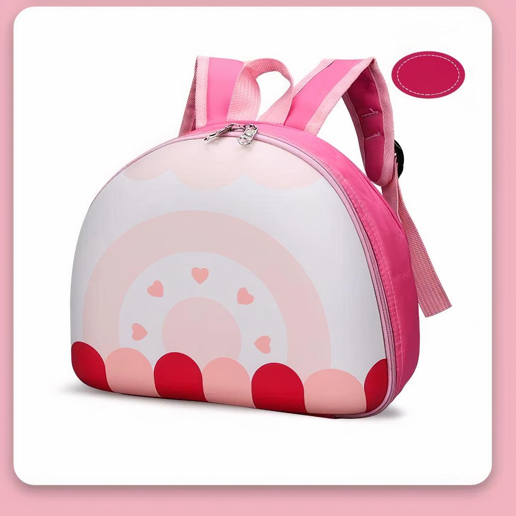 Mochila rígida rosa para niños - Imagen 4