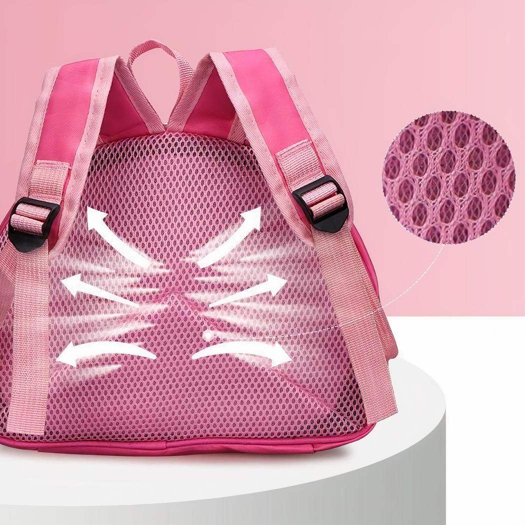 Mochila rígida rosa para niños - Imagen 7