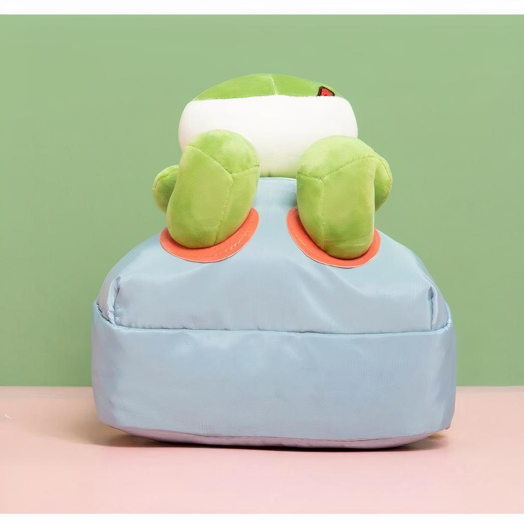 Mochila infantil peluche dinosaurio amarillo - Imagen 3