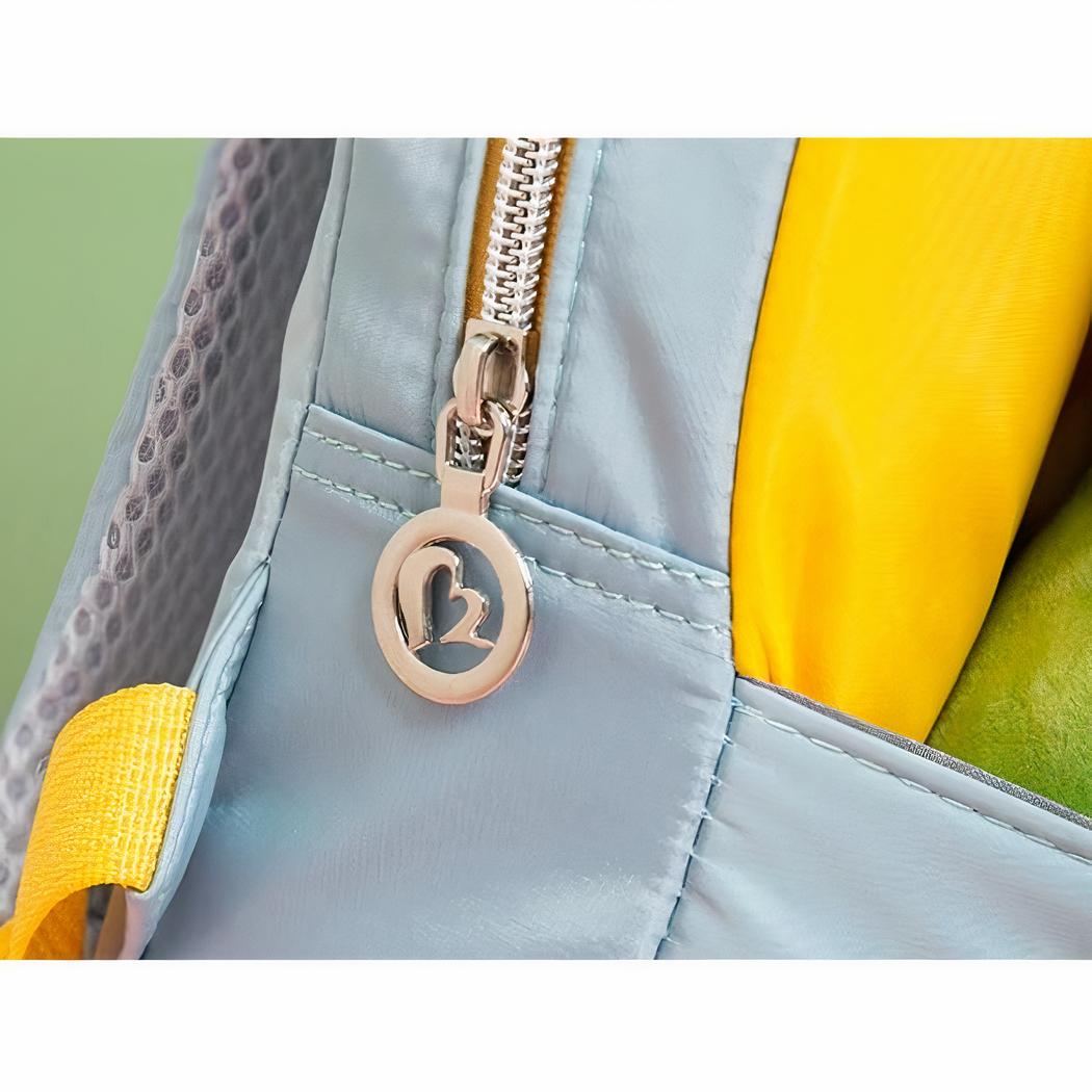 Mochila infantil peluche dinosaurio amarillo - Imagen 4