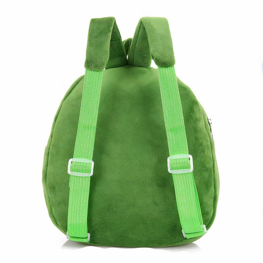 Mochila dinosaurio de forro polar verde - Imagen 3