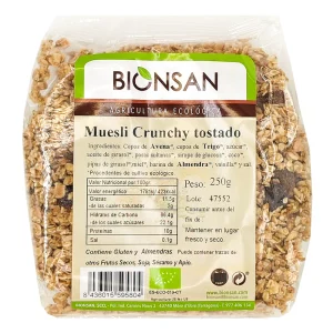 Muesli Tostado Con Miel Ecológico De Proximidad 250gr