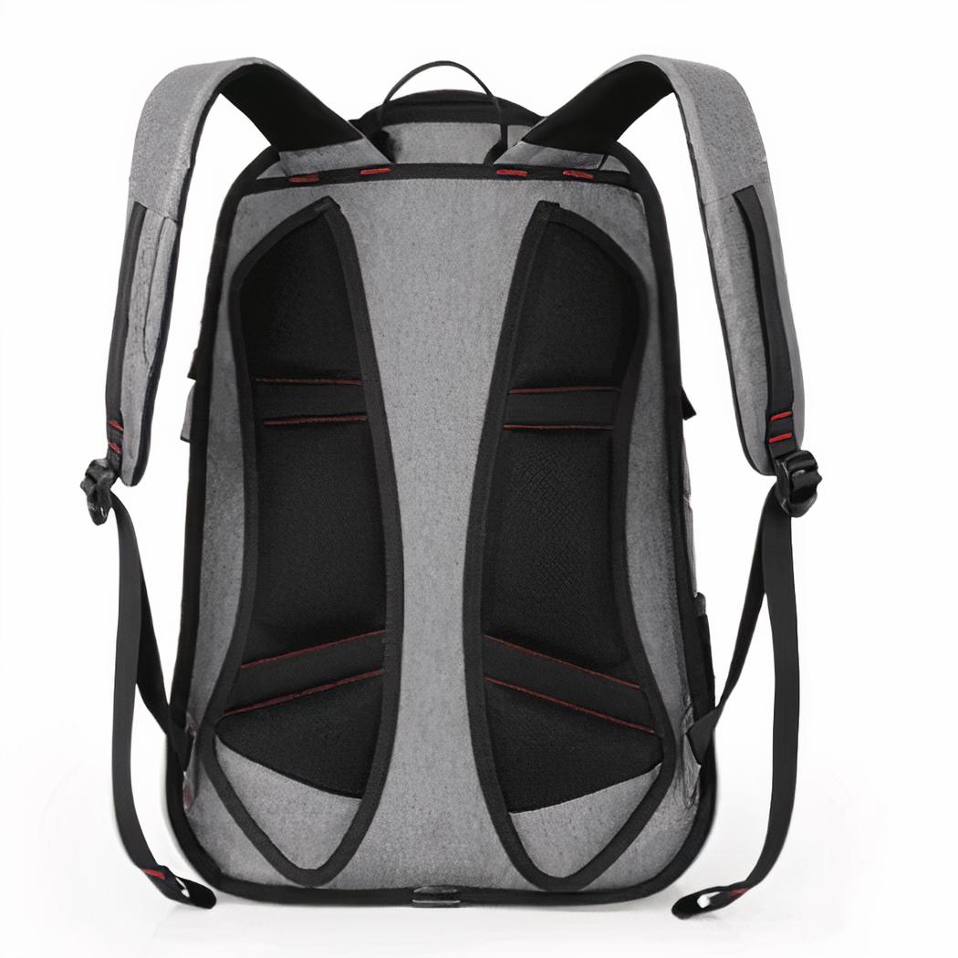 Mochila ergonómica de gran capacidad, gris oscuro - Imagen 3