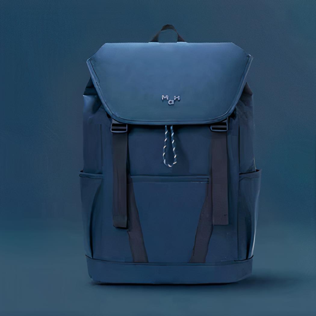 Mochila ergonómica impermeable de gran capacidad azul - Imagen 4