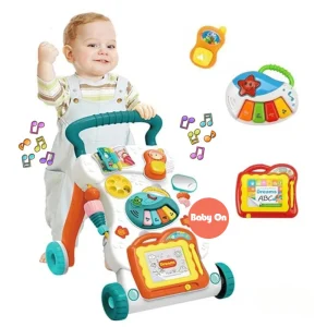 Andadera Didactica Y Musical Para Bebe Con Tablero Magico