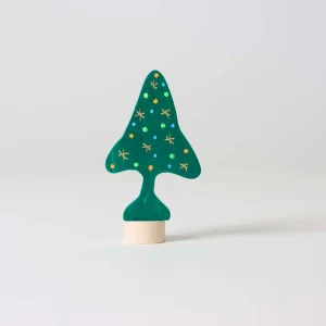 FIGURITA DE MADERA ÁRBOL DE NAVIDAD