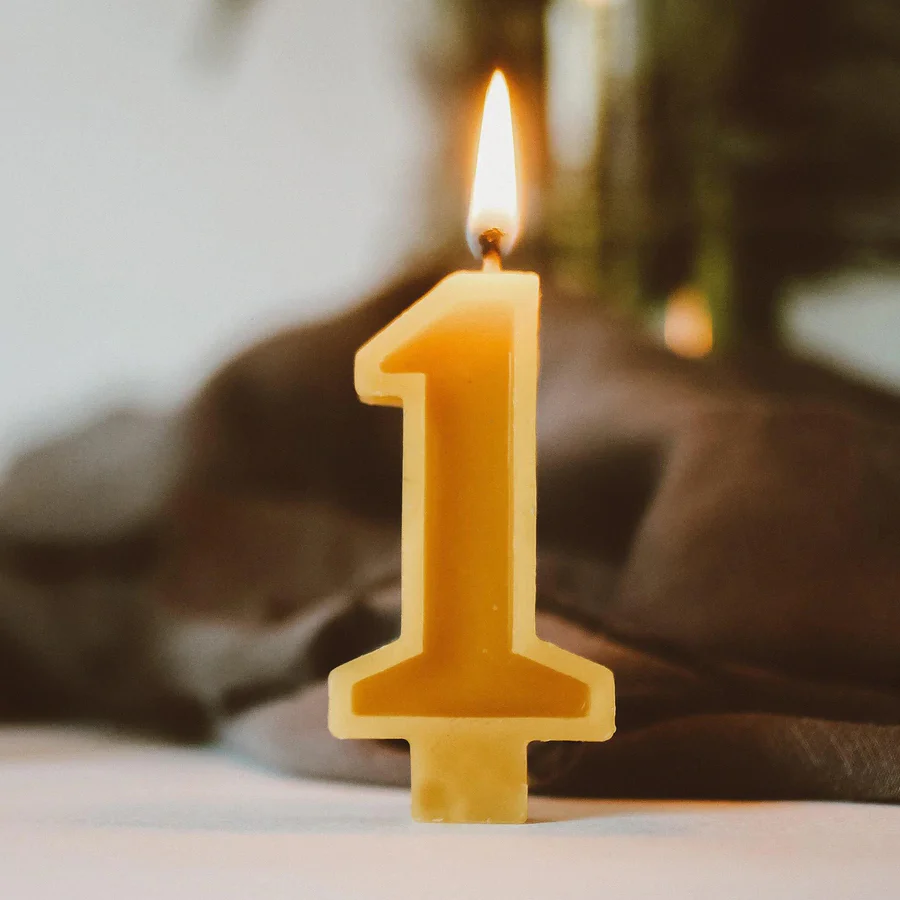 NÚMEROS DE CUMPLEAÑOS DE CERA DE ABEJA - Imagen 5