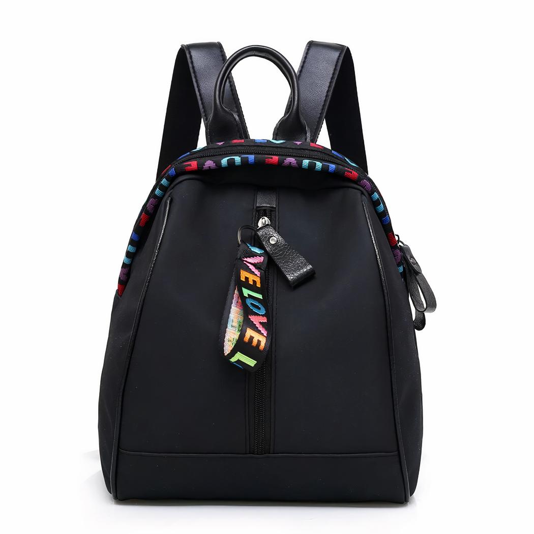 Mini mochila negra de estilo coreano para mujer - Imagen 9