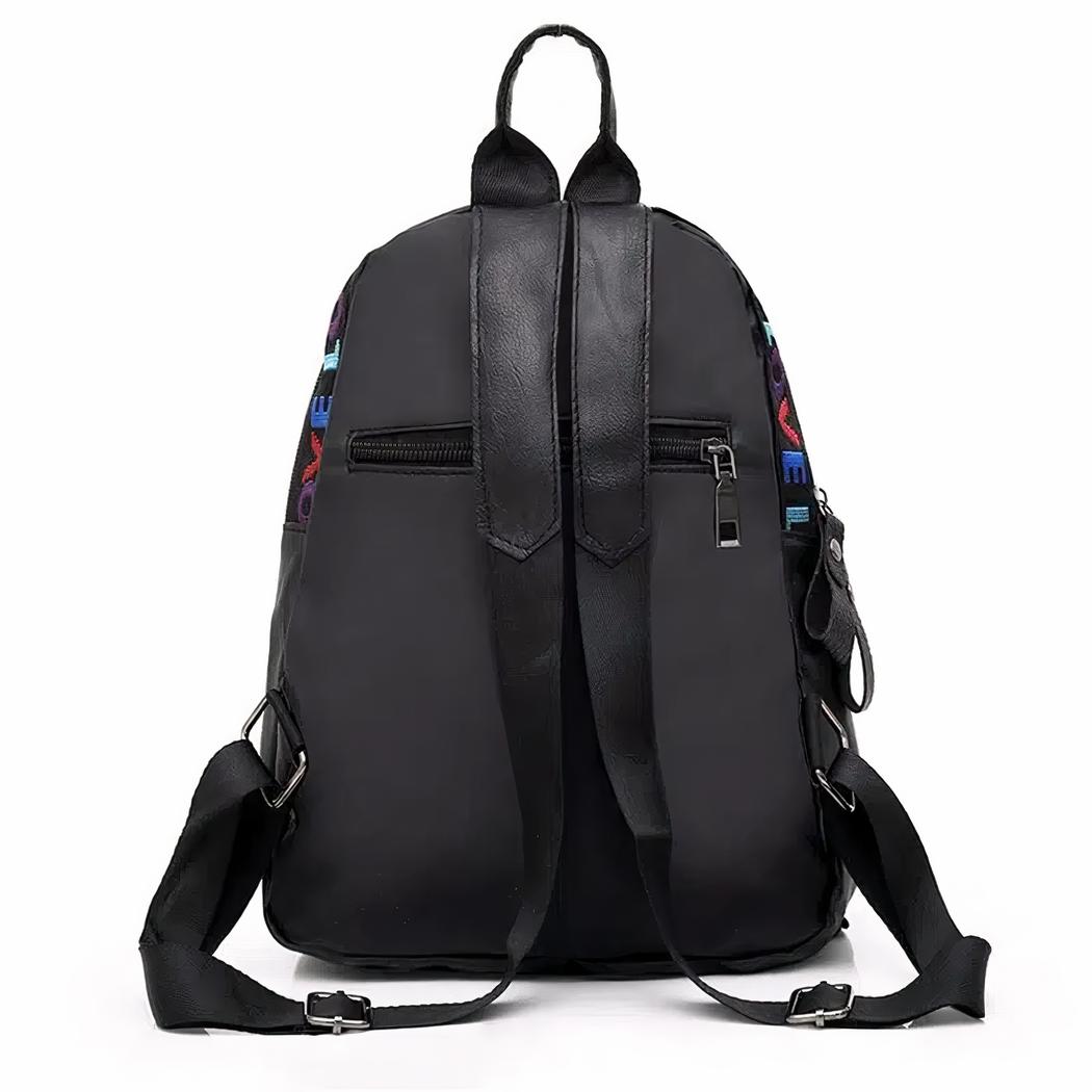 Mini mochila negra de estilo coreano para mujer - Imagen 8