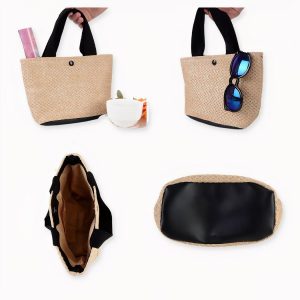 Bolsa de playa estilo cesta bohemia