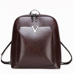 Pequeña mochila vintage en V