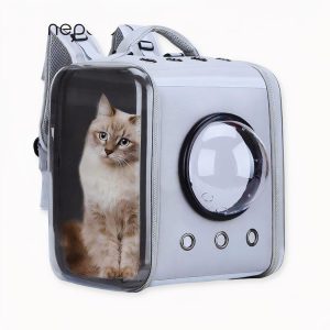 Mochila para animales ventilada y espaciosa