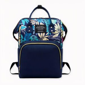 Bolso cambiador floral de moda