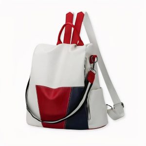 Elegante mochila de polipiel para mujer