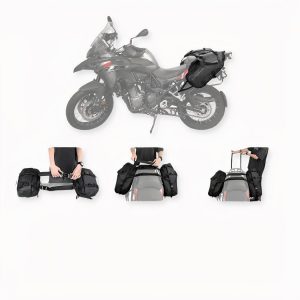 Mochila impermeable universal para moto 28l