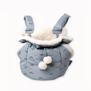 Mochila de transporte semicerrada para cachorros y gatos