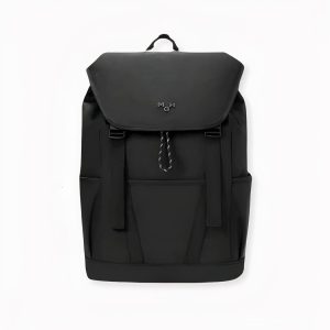 Mochila ergonómica impermeable de gran capacidad, negra