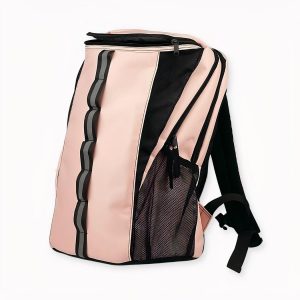 Mochila impermeable rosa para yoga y tenis