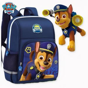Mochila Patrulla Canina azul con el personaje Chase