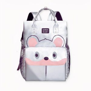 Bolso cambiador con estampado de mapache
