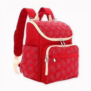 Práctica mochila cambiador con diseños de moda