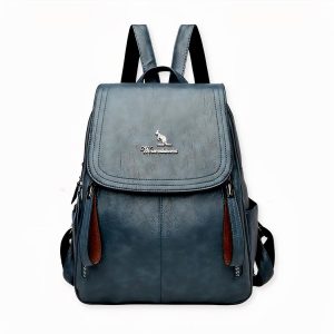 Mochila de piel sintética para mujer