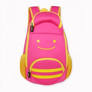Mochila ergonómica rosa para niños