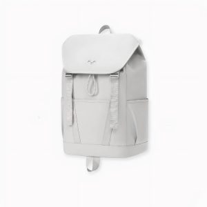 Mochila ergonómica impermeable, gran capacidad, gris