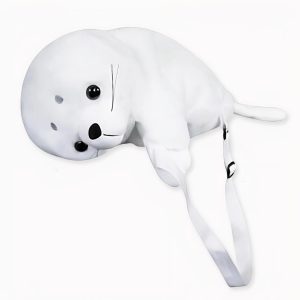 Mochila de felpa de foca para niños