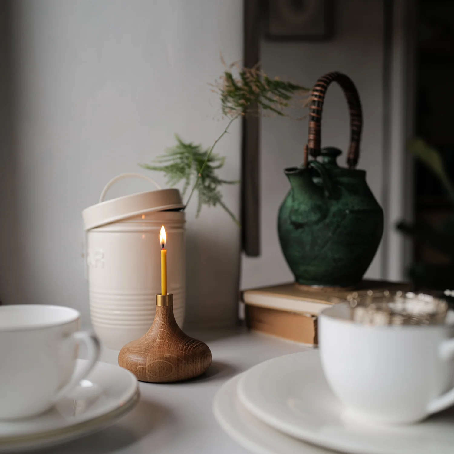 PORTAVELAS DE MADERA DE ROBLE - Imagen 4